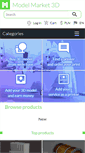 Mobile Screenshot of modelmarket3d.com